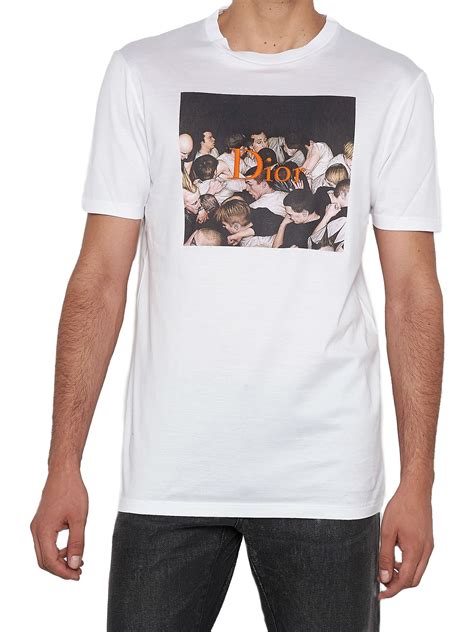 dior wit shirt|Dior t shirt men's price.